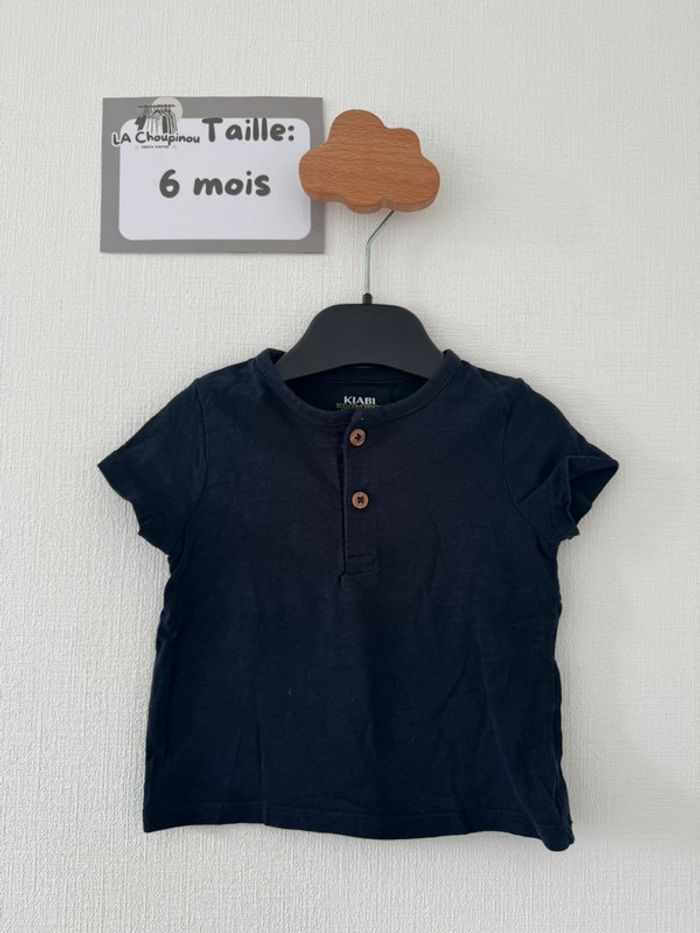Tee shirt manches courtes- taille 6 mois 🌼