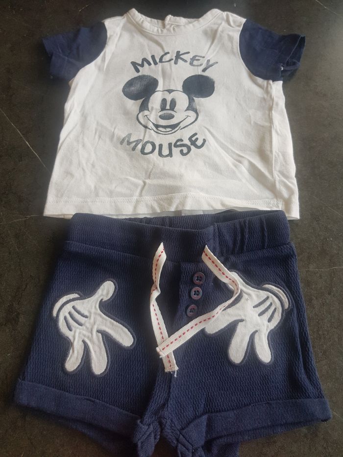 tee-shirt + short  mickey