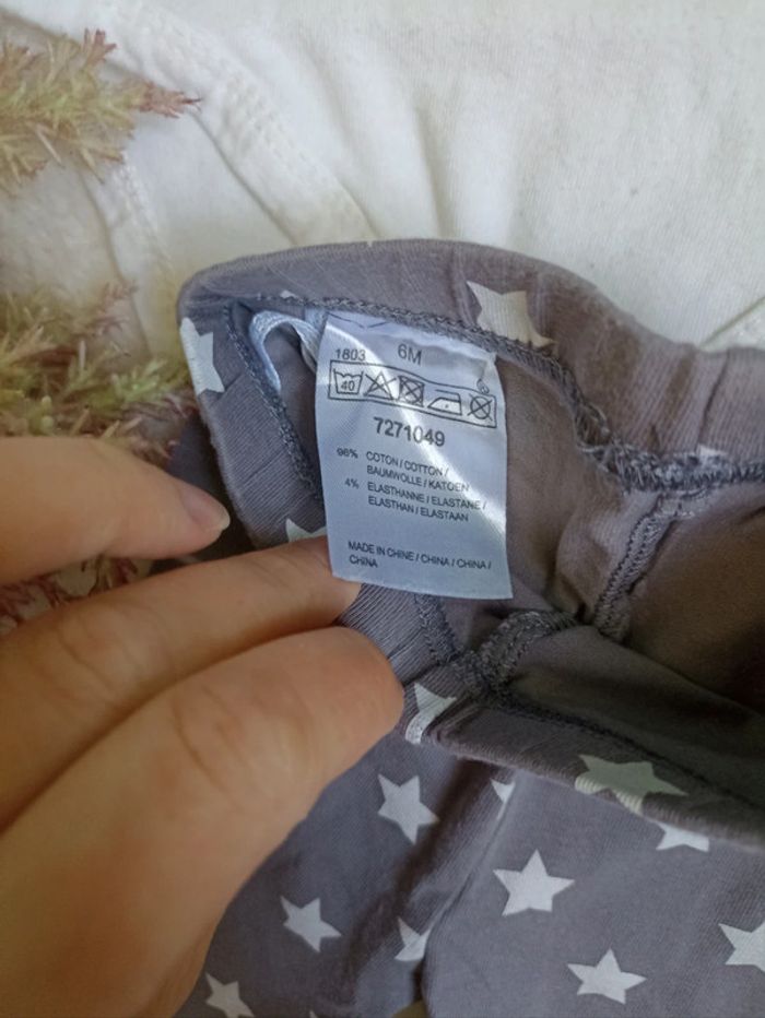 Ensemble body manches longues et legging étoilé - photo numéro 2