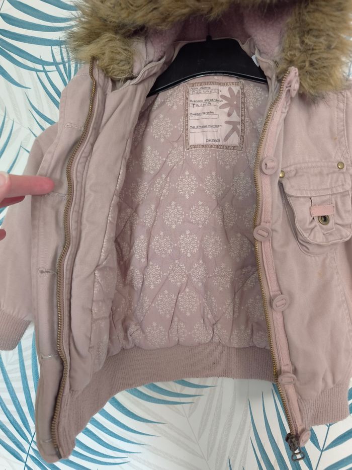 🌸 Manteau à capuche - Okaïdi - 4 ans 🌸 - photo numéro 6