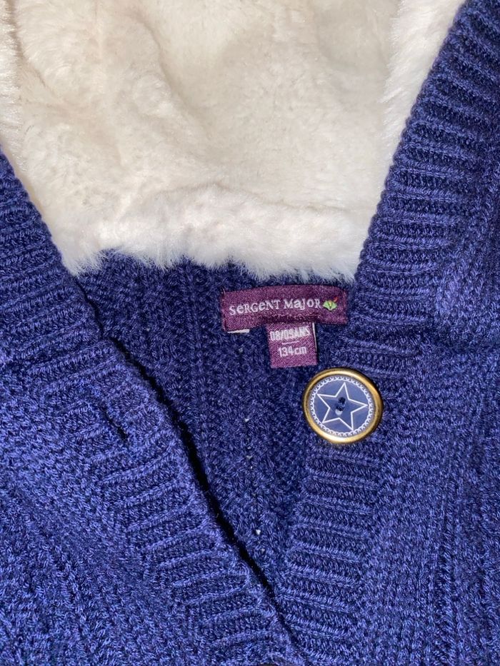Pull veste poncho 8 ans - photo numéro 3