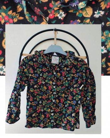 5-6 ans chemise hello les filles