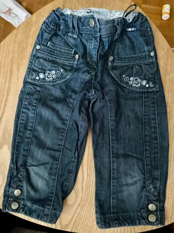 Pantacourt Jeans 7 ans fille Sergent Major