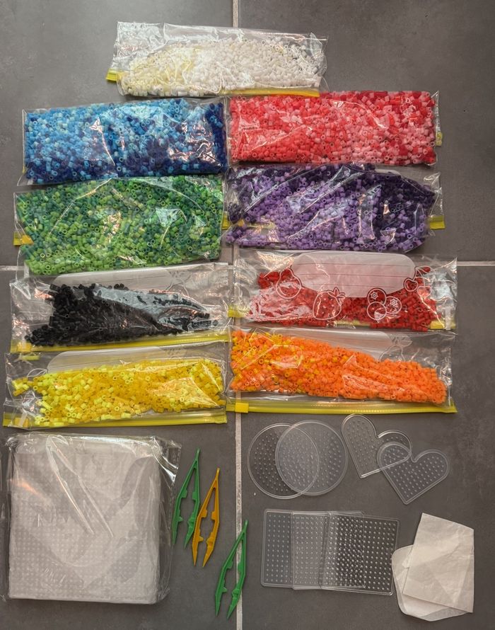 Ensemble perles à repasser avec accessoires