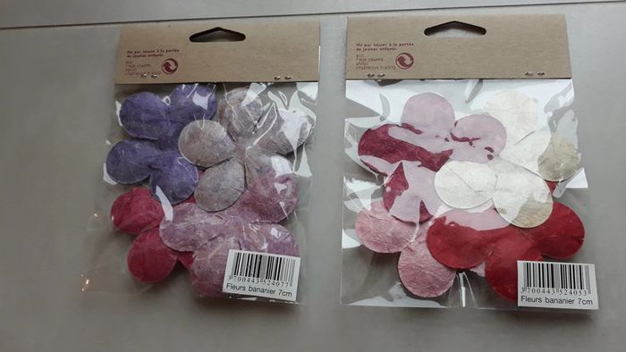 Lot de 8 fleurs de bananier - neuves - photo numéro 2