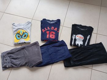 Lot de pyjamas velours 11-12 ans garçon