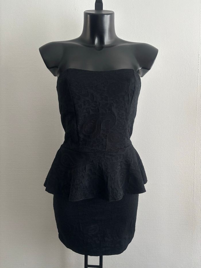 Robe bustier noire