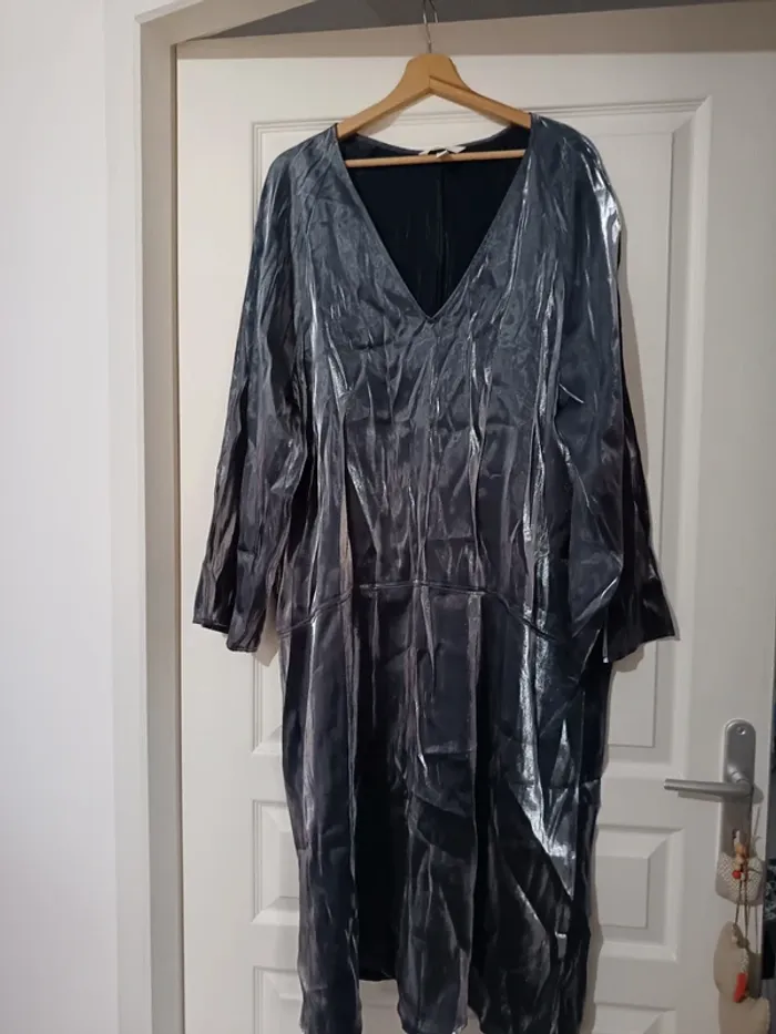 Robe h&M argentée