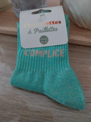 Chaussettes à paillettes Complice
