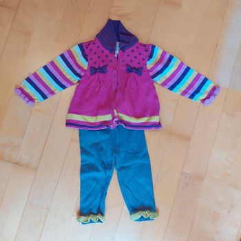 Ensemble maille fille 6 mois