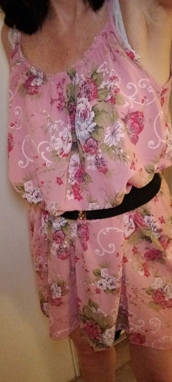 Robe fleurie vintage fluide légère