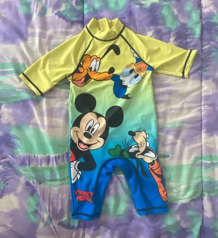 Combinaison/maillot de bain piscine Mickey mouse Disney 3-4 ans 104 cm