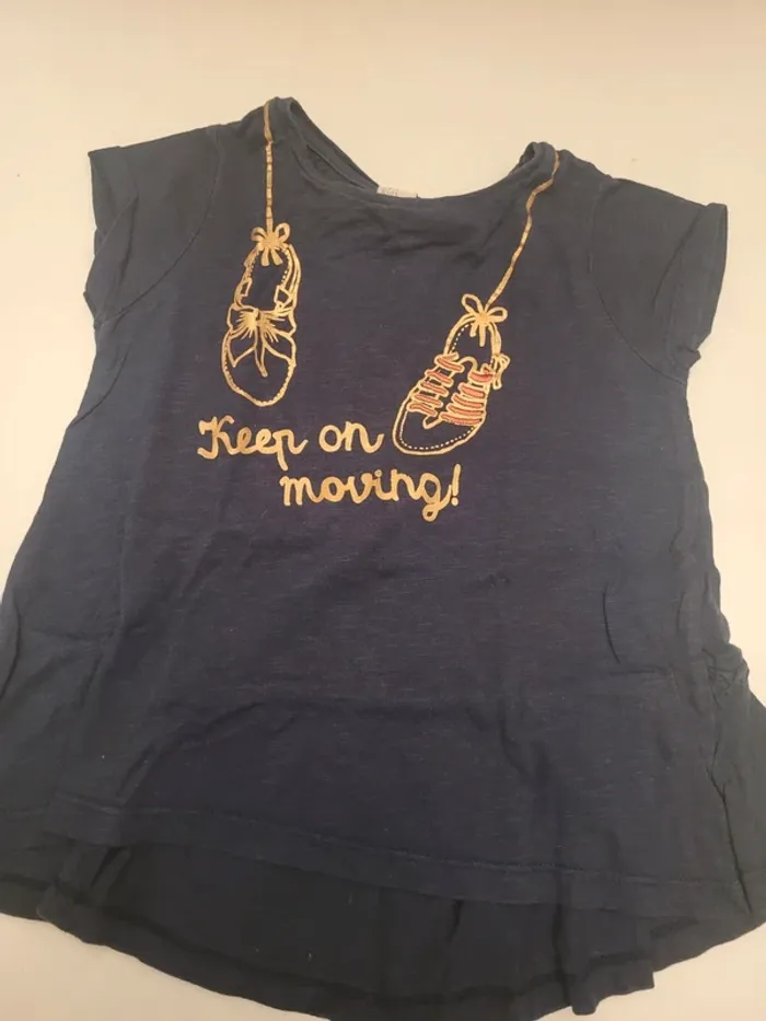 Tee shirt manches courtes 3/4 ans
