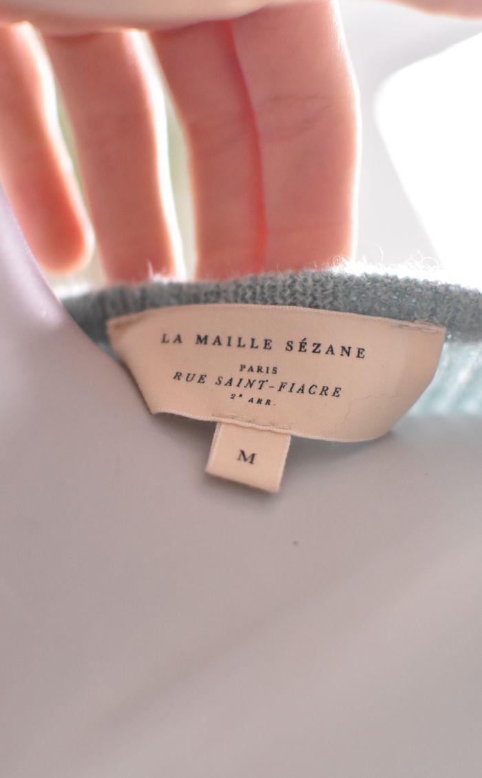 Maille Sézane bleue - photo numéro 7
