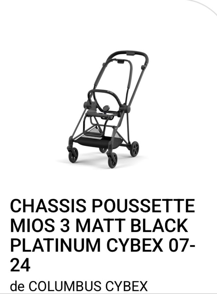 Poussette Cybex Mios Platinum