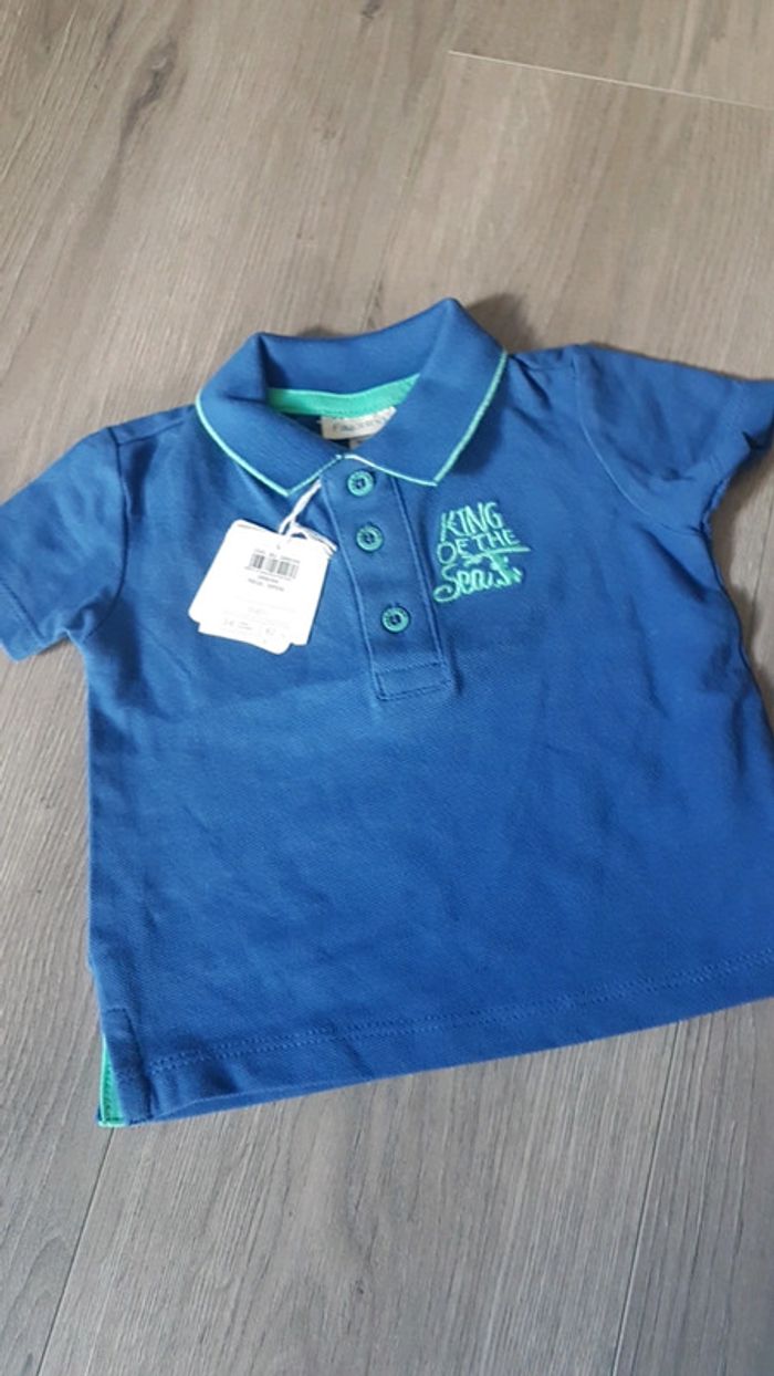 Polo neuf 3/6 mois Garçon fagottino