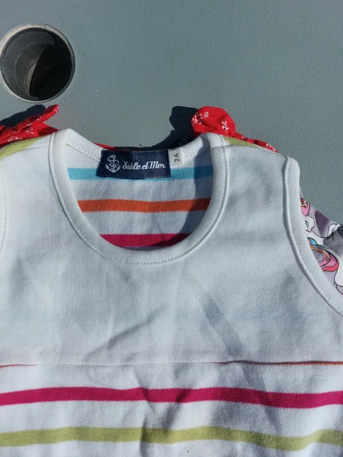 Lot mi saison été 2 ans robes chemisiers - photo numéro 4