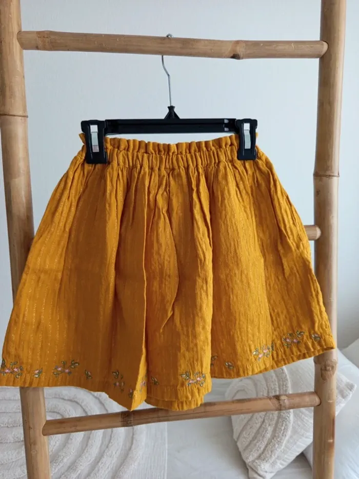 Jupe en gaze de coton avec broderie Sergent Major 9 ans - photo numéro 5