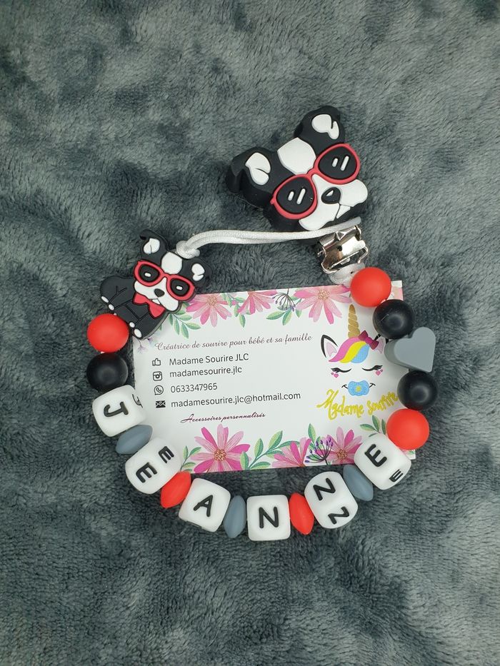 Attache tétine Chien - photo numéro 2