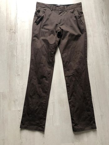 Pantalon homme marron easy slim « Brice » T 38