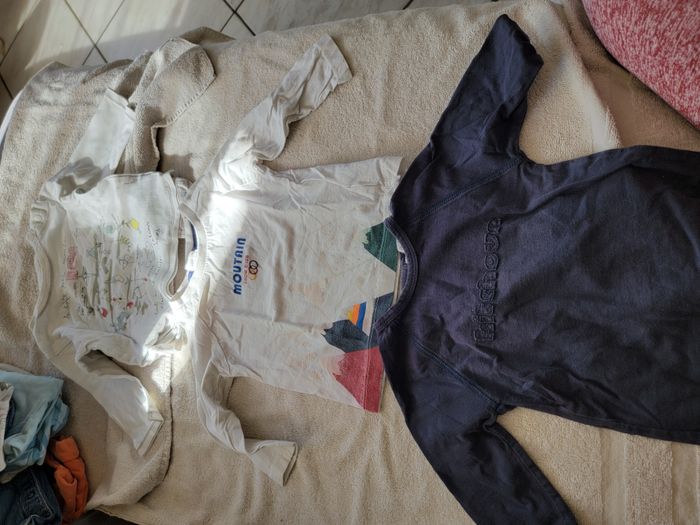 Lot de 6 Tee-shirts manches longues 9 mois garçon