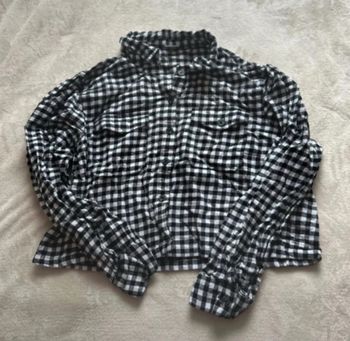Veste / haut femme tunique top  à carreau