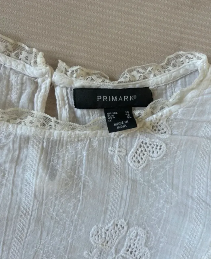 Blouse sans manche primark blanche taille xl - photo numéro 3