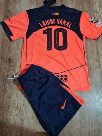 Ensemble football FC Barcelone - Lamine yamal - 8 ans