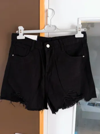 Short noir femme XL