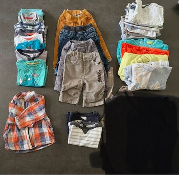 Lot de 28 vêtements bébé garçon hiver 6 mois