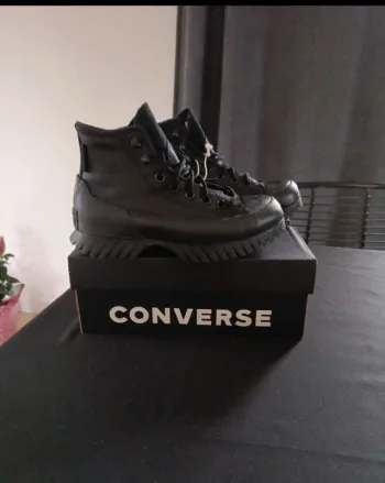 Baskets montantes converse en cuir ctas lugged