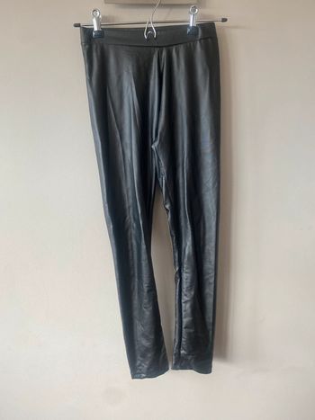 Legging simili cuir zara 13/14ans noir