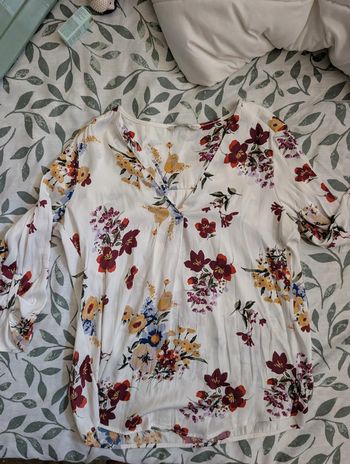Chemise fleurit femme