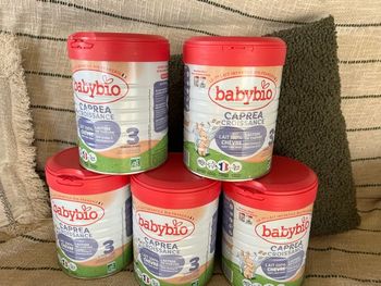 5 boîtes Babybio Caprea 3eme âge