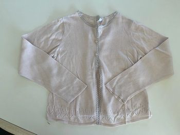 Gilet fille été 8 ans vert baudet