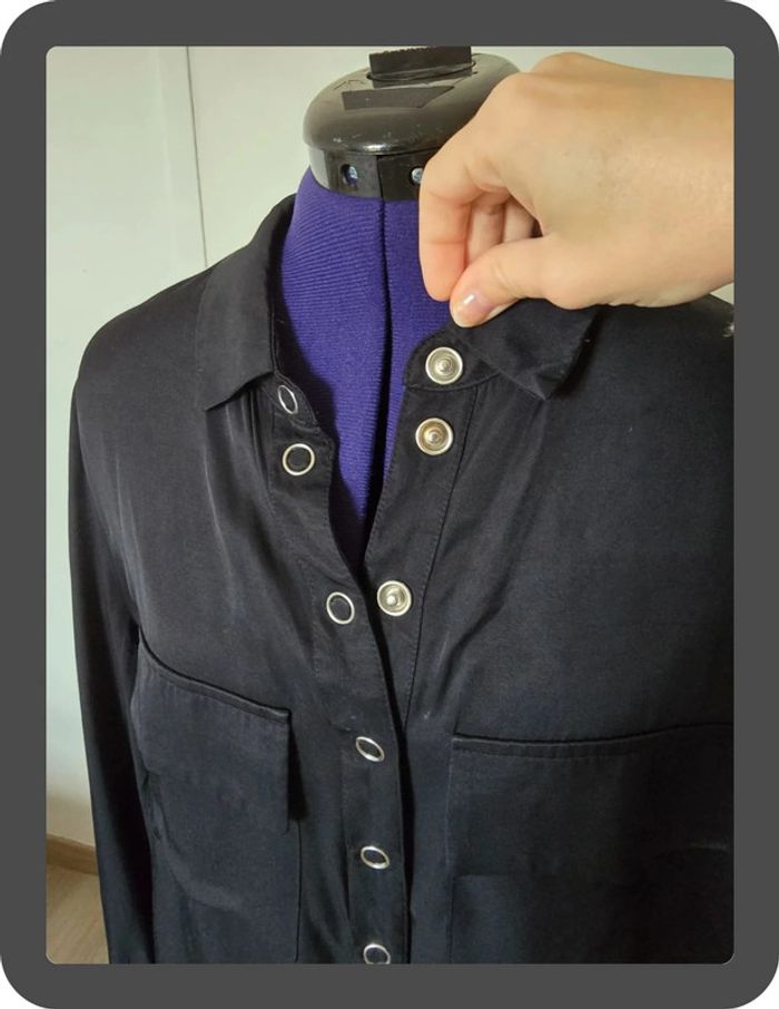 Chemisier noir Yessica - photo numéro 2