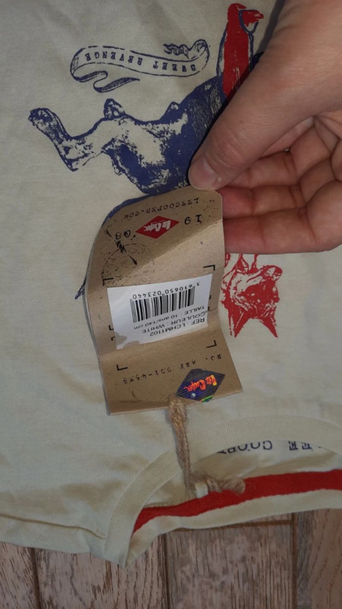 Tee shirt neuf lee Cooper 10 ans - photo numéro 3