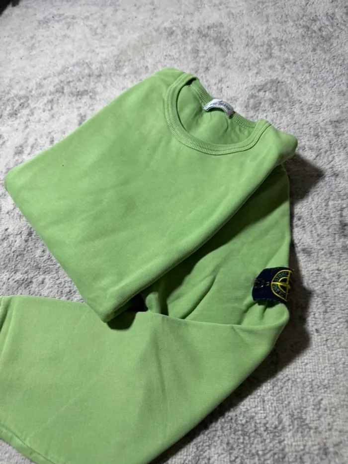 Sweat Stone island Vert - photo numéro 2