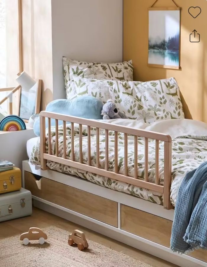 Barrière de sécurité Lit en bois - photo numéro 2