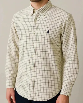 🌟 Chemise Ralph Lauren vintage à carreaux – Élégance intemporelle