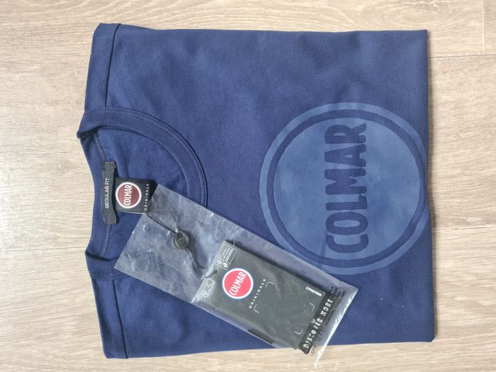 T-shirt Colmar Originals – Regular Fit – Taille S – Bleu marine