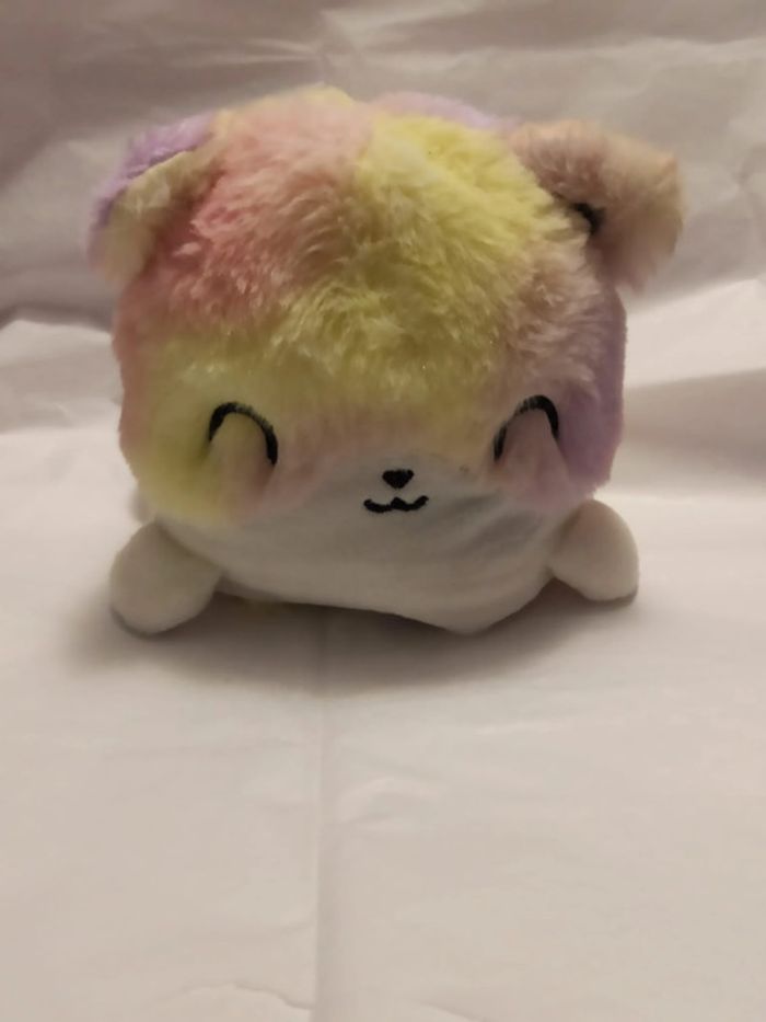 Peluche Chat réversible content/pas content