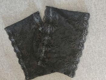 Jarretière dentelle noire anti frottement cuisse anti-dérapante Taille M