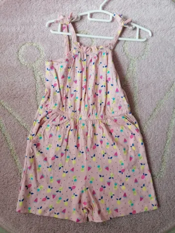 Combishort été bretelle fantaisie