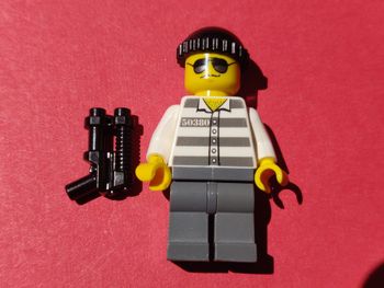 Figurine Lego voleur et arme - Excellent état - vrai Lego