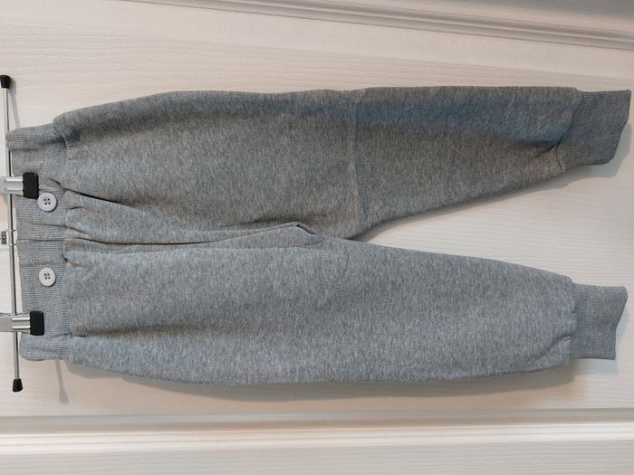 survêtement jogging gris et noir stylé 4 ans - photo numéro 4