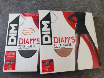 Lot de Diam's noir et beige taille 3