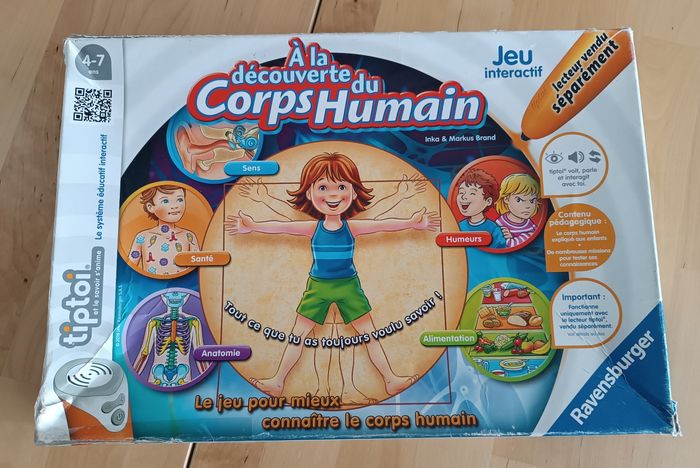 Jeu Tip toi corps humain