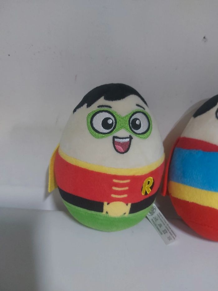 Lot 3 peluches super héros - photo numéro 2