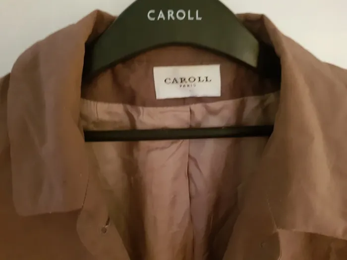 Veste marron Caroll, taille 42 - photo numéro 2